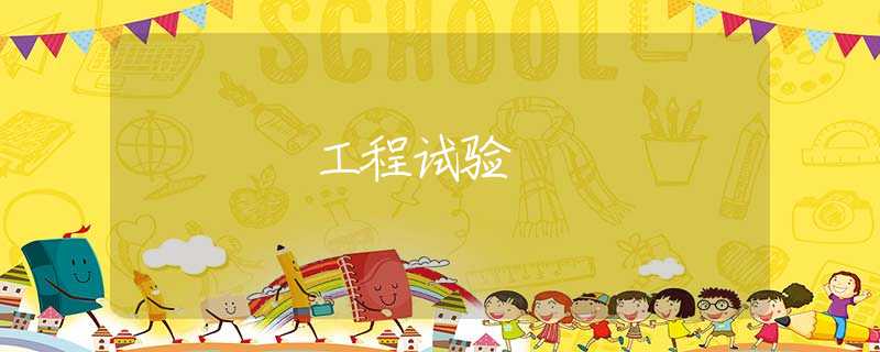 工程试验
